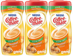 * the % daily value (dv) tells you how much a nutrient in a serving of food contributes to a daily diet. Nestle Coffee Mate Sugar Free Hazelnut 3 X 289g Tubs Buy Online In Andorra At Andorra Desertcart Com Productid 117126632