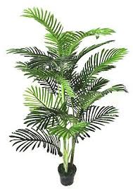 A beautiful centerpiece for the kitchen, dining room, living room and more. Large Artificial Plant Three Trunk Palm Tree 154cm High Pot Faux Plant Fake New Ebay