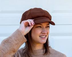 Baker Boy Cap for Her, Ladies Fall Winter Hat, Painters Hat for Birthdays,  Flat Beret for Mother's Day, Newsboy Cap for Women for Christmas
