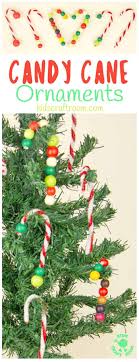 If you're looking for a new new ornament to make with your kids this year, check out this simple candy cane christmas ornament craft. Diy Candy Cane Tree Ornaments Kids Craft Room