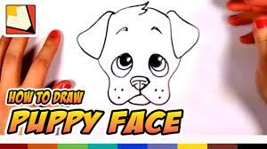I am going to teach you how to draw a cute puppy face! How To Draw A Cute Puppy Face Step By Step Art For Kids Cc Youtube