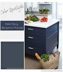 Remodelaholic Color Spotlight Benjamin Moore Hale Navy Painting Kitchen Cabinets Kitchen Remodel Hale Navy