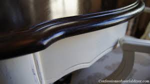 You can apply chalk paint over just about any finish to create a matte finish painted french country look. Dining Table Makeover Take One Confessions Of A Serial Do It Yourselfer