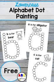 We have an entire collection of . Lowercase Alphabet Dot Painting Free Printables Abc S Of Literacy Preschool Letters Alphabet Preschool Alphabet Activities