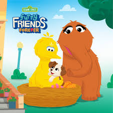 Big Bird and Snuffy are having so much fun welcoming Tango to the  neighborhood! 🐶❤️ #FurryFriendsForever