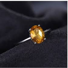 Natural Citrine Ring925 Sterling Silver Ringgemstone Etsy In 2020 Sterling Silver Rings Gemstones Amber Engagement Ring Gemstone Ring Silver