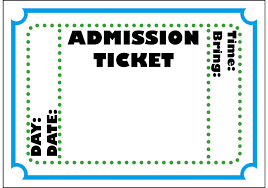 Mormon Share Admission Ticket Ticket Template Ticket Template Printable Admission Ticket