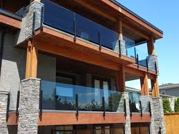 Glass railing design for house front. Exterior Glass Railings Modern Terrace Vancouver By Marquis Railing Contracting Ltd Houzz