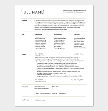 Your engineering resume must prove your worth without a single microcrack. Civil Engineer Resume Template 5 Samples For Word Pdf Format