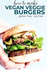 Gluten Free Vegan Veggie Burger Recipe Soy Free Recipe Vegan Veggie Burger Veggie Burger Veggie Burgers Recipe