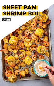 Sheet Pan Shrimp Boil Is No Mess High Reward Recipe Seafood Boil Recipes Boiled Food Recipes