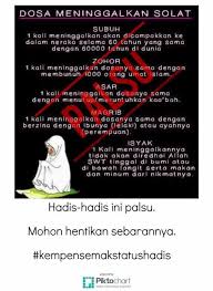 Jika terjadi akad nikah maka nikahnya batal dan isterinya tidak halal baginya. Hadis Meninggalkan Solat Jumaat 3 Kali
