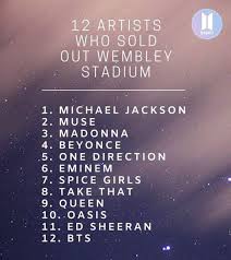 Saturday 01 june 2019 #btsinlondon #btswembley #btsxtoureiffel #bts pic.twitter.com/hnlwnqsx12. Bts Sells Out Wembley Stadium Army S Amino
