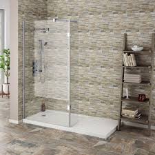 Accent shower ceramic tile wall. 10 Bathroom Tile Ideas For The Neutral Lover And For The Color Fanatic