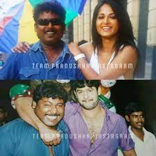 Features features prabhas, anushka shetty, namitha, krishnam raju. Team Pranushka Official On Twitter Sweety And Darling With Prabhassreenu Gaaru Prabhas Anushkashetty
