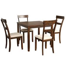 On top of getting this. Boyel Living 5 Piece American Walnut Dining Table Set Industrial Wooden Kitchen Table And 4 Chairs For Dining Room Tr St000010aae The Home Depot