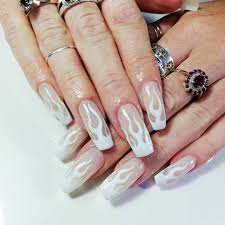 Bhambnails On Instagram Such A Fun Time At The Peacci The Gelbottle Inc Event Met Lots Of Lovely Nail Techs Of C Flame Nail Art Nails Cute Acrylic Nails