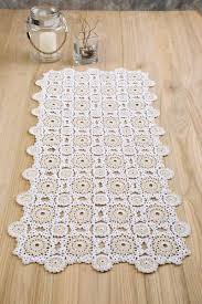 Crochet round tablecloth doily free pattern by my accessory box. 62 Crochet Table Runner Patterns Knitterbox