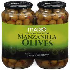 Mario 21oz Premium Spanish Manzanilla Olives 2-Pack - MarioCamacho