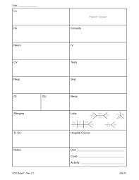 Nursing Report Sheet Amazing Idea To Keep Organized As A Student Nurse Report Sheet Nurse Brain Sheet Icu Nursing