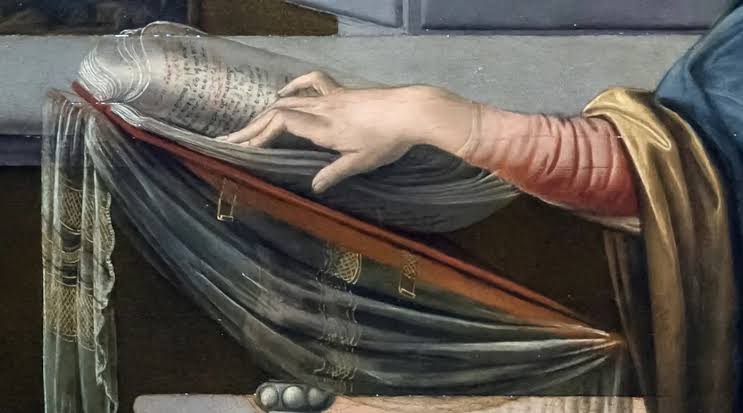 La primera vez de Leonardo da Vinci: La Anunciación