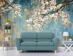 There are modern, eclectic, contemporary, and traditional spaces. Fifteen Nature Inspired Wall Murals Wallpaper Options For Our Master Bathroom Addicted 2 Decorating