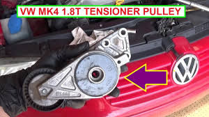 Alternator, 2,0 l tdi engine. Vw Jetta Golf Mk4 Serpentine Belt Tensioner Pulley Remova And Replacement Youtube