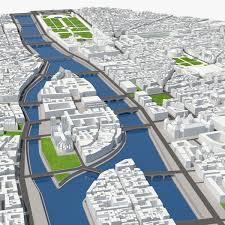 Paris Skyline 3d Model Paris Skyline Skyline Paris City