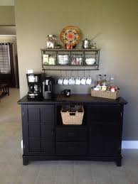 Our Coffee Station Hobby Lobby Shelf Arts Crafts Buffet Table Costa Rican Decor Coffee Station Diy Coffee Station Home Coffee Stations
