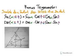 Untuk menjawab soal ini hitung terlebih dahulu tan a dan tan dengan cara dibawah ini. Trigonometri Jumlah Dua Sudut Dan Selisih Dua Sudut Youtube