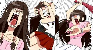 Image result for cewe emosi animasi