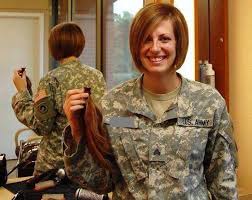 Bye Bye Hair Military Haircut Short Brunette Hair Brunette Hair