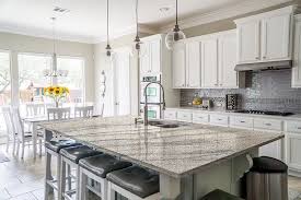 Gray granites are incredibly popular in contemporary and transitional kitchens. Grey Granite Kitchen Countertops Grey Granite Counter Tops For Kitchen