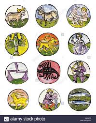 The calm and independent nature of a virgo matches perfectly with the personality of the bear. Zodiacs Twelve Signs Zodiac Of Twelve Images With Corresponding Sigils Arranged In A Circle At The Top Is Aries The Ram In Clockwise Direction Follow Taurus The Bull Gemini The
