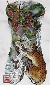 Generally, a longer piece, the japanese tiger tattoo. Japanese Style Body Art Full Body Tattoo Art Piece Dragon Tiger Design Japanese Tattoo Dragon Tattoo Japanese Style Tattoo Japanese Style