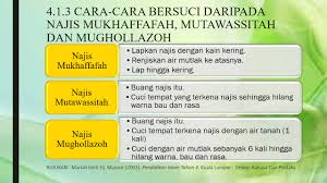 Pernahkah anda terfikir kenapa ia berwarna merah? 4 1 Memahami Dan Mengamalkan Konsep Asas Cara Bersuci Daripada Najis Mukhaffah Mutawassitah Dan Mughallazah Dengan Betul Pendidikan Islam Kssr