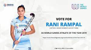 Rani rampal began playing hockey at the shahbad hockey academy in haryana when she was six years old, and she was the youngest player there. Rani Rampal Gets World Games Athlete Of The Year Award News Nation English
