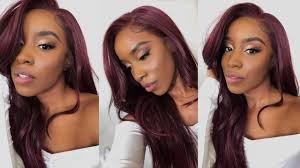COME ON HAIR!! 😍| HairSoFly| Sensationnel Morgan| What Lace Series|  Burgundy Wine