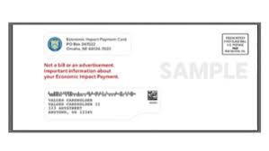 Stimulus Check Or Debit Card Is In The Mail Here S What It Looks Like Cbs Chicago