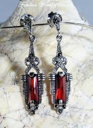 Vintage Earrings Art Deco Marcasite Sterling By Waltersbeads Art Deco Earrings Art Deco Diamond Ring Engagement Art Deco Jewelry Vintage