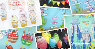 5 Fun And Unique Birthday Wall Ideas Printable Displays