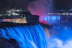 The oakes garden theatre is a small and stunning park in the main part of niagara to have fun, see the falls etc, but. Niagara Falls Illuminated In Red For Live Events Industry Local News Niagara Gazette Com