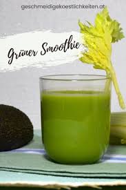 Grune Smoothies Liegen Immer Noch Im Trend Rezept In 2020 Grune Smoothies Smoothie Rezept Stangensellerie