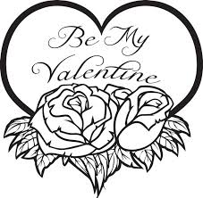 But my mind is completely blank any ideas anything horror mixture with innocent is great but any ideas are good. Valentine Coloring Page