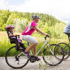 Fasten the nut with your hand in. Siesta Child Bike Seat With Sleeping Function Hamax
