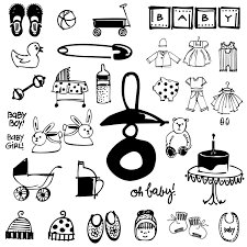 Baby Doodles Outside The Line Doodles Doodle Baby Baby Illustration