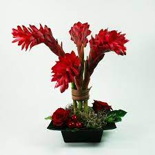 Another Example Of Red Ginger Great Long Lasting Flower With A Strong Presentation Long Lasting Flower Flower Arrangements Flower Designs