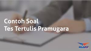 We did not find results for: Contoh Soal Tes Tertulis Pramugara