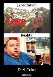 The Reality Of Diet Coke Diet Coke Expectation Vs Reality Funny Pictures