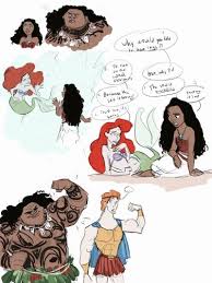 Moana Crossovers Disney Memes Disney Crossovers Disney Cartoons